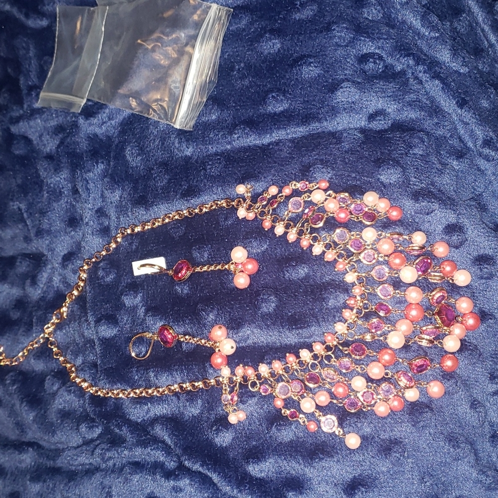 (NEW not used) Jone Rivers necklace and errings set